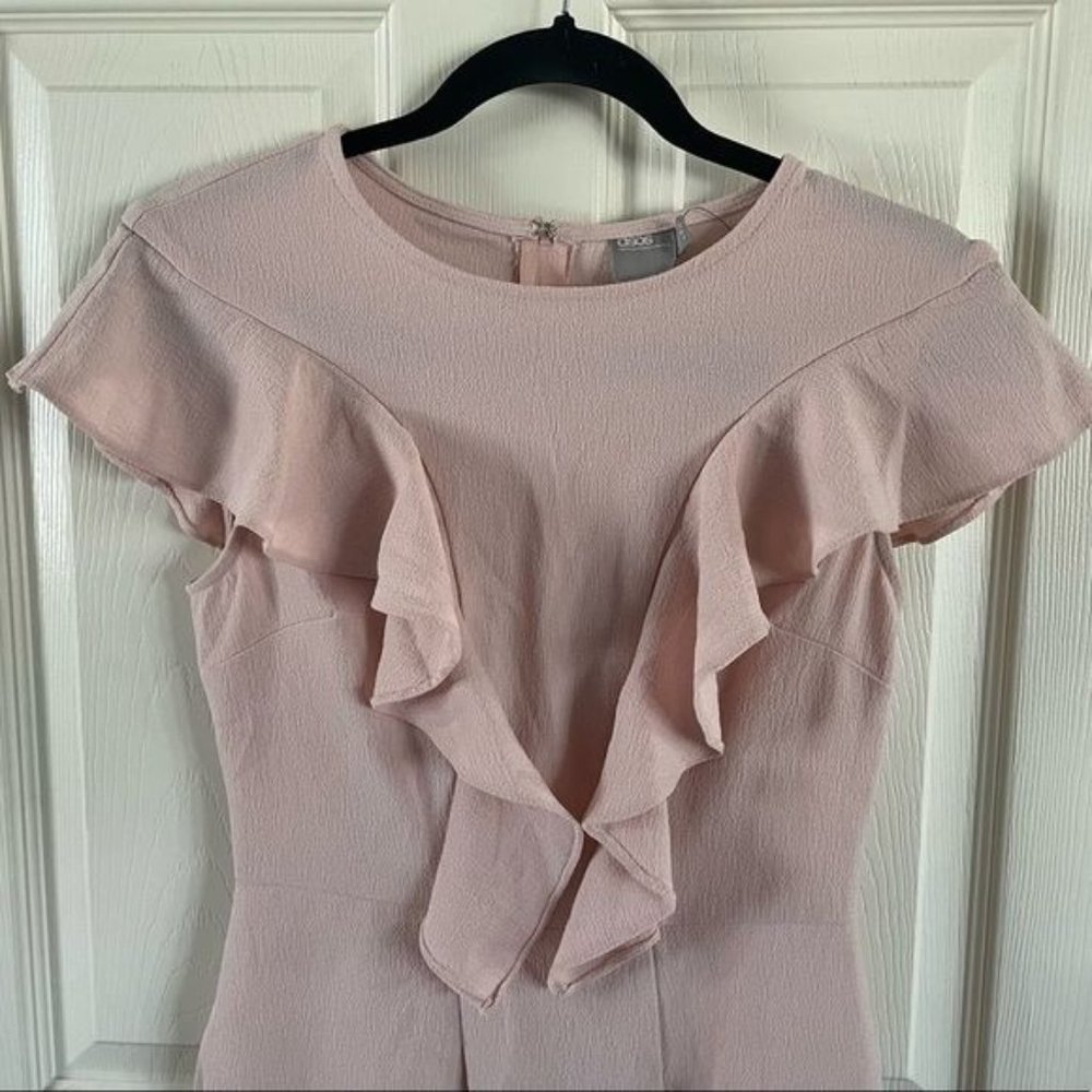 NWOT ASOS Pink Ruffle V Front Dress, Women’s Size 4 - Picture 8 of 16
